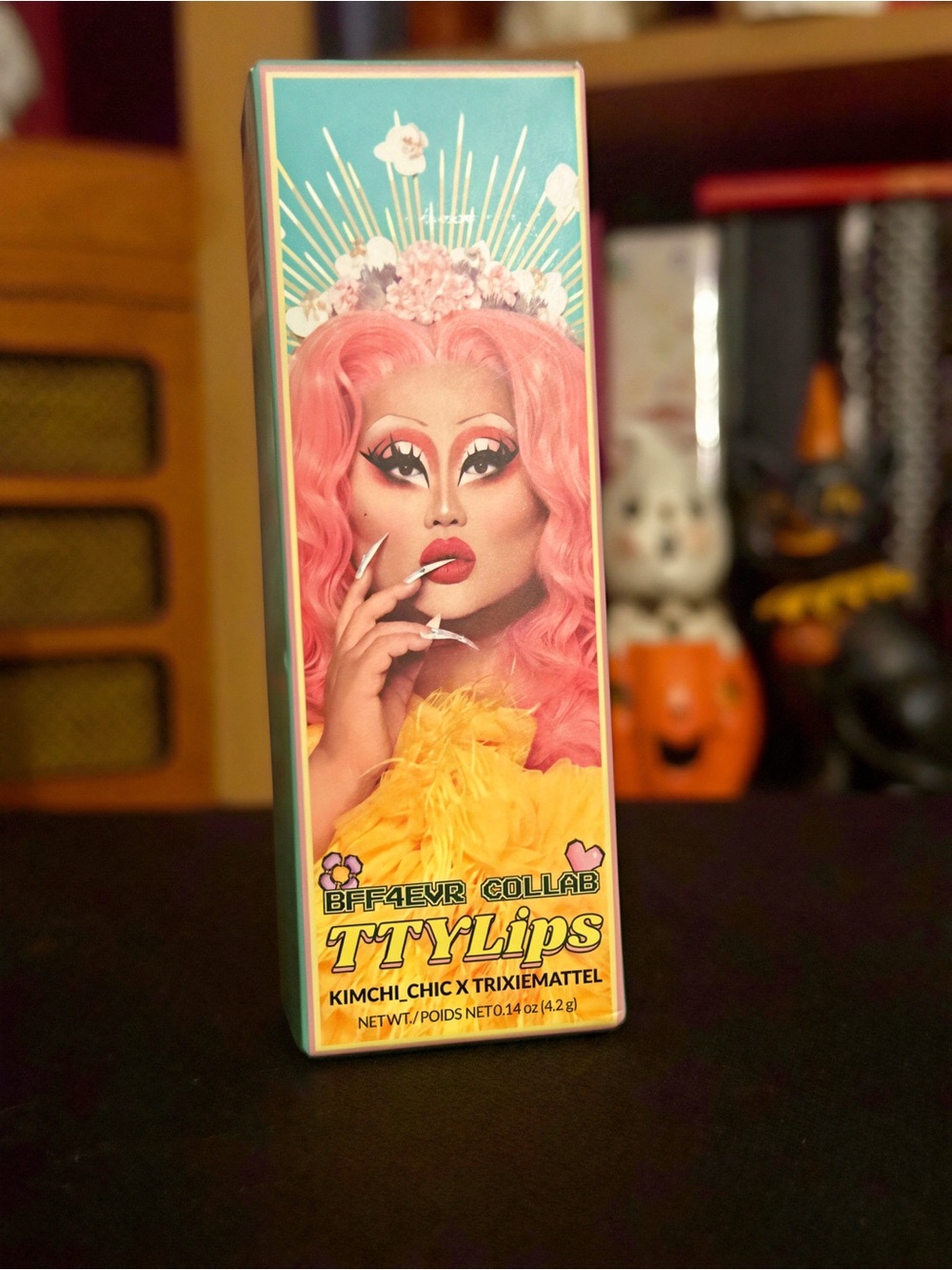 Kim Chi Beauty x Trixie Mattel TTYL liquid Lipstick Red Fantasy NIB